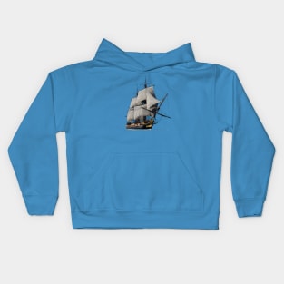 sailing ship Kids Hoodie